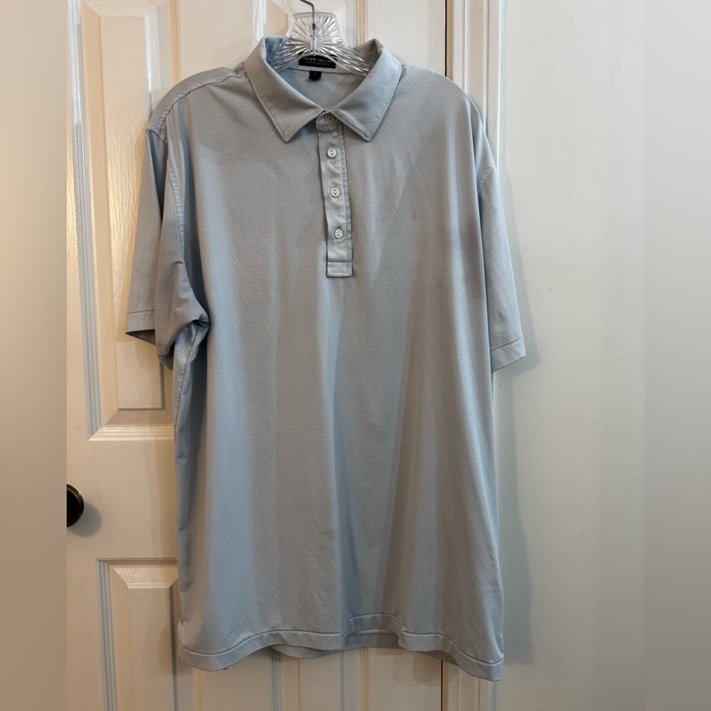 Peter Millar Gray Performance Polo Shirt XL